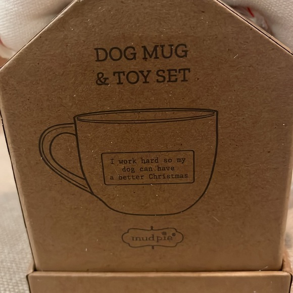 Mud Pie White Santa's Favorite Dog Toy and Mug Set/NWT - Picture 8 of 10